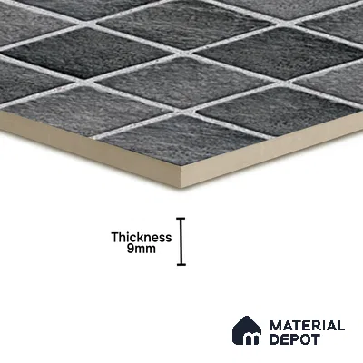 Marbles Wall & Floor Tile TL 07254 Roca 7004 1 ft x 1 ft Ceramic Matte Finish - 9 mm  | 2 mm Spacer is Mandatory (Sample)